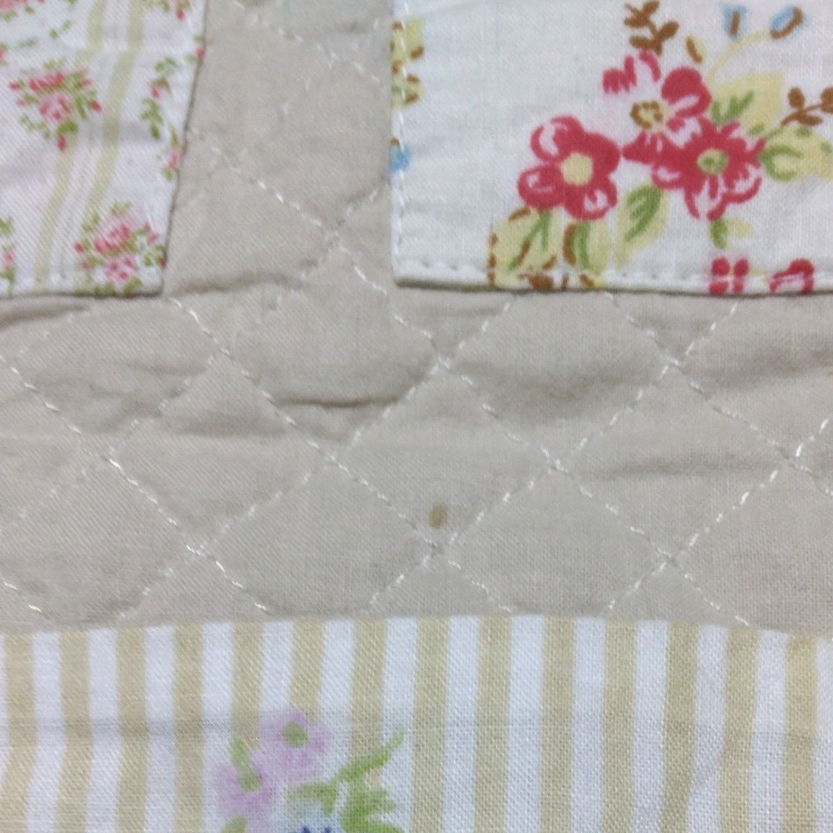 ハンドメイド パッチワーク ウォールポケット 壁かけ収納 タペストリー