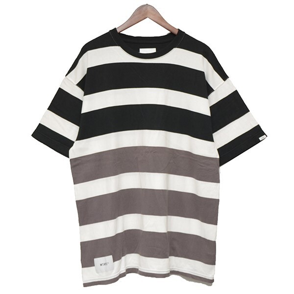 WTAPS　ダブルタップス　2022SS　LANE SS COTTON　ボーダーTシャツ　8054000137916_画像1