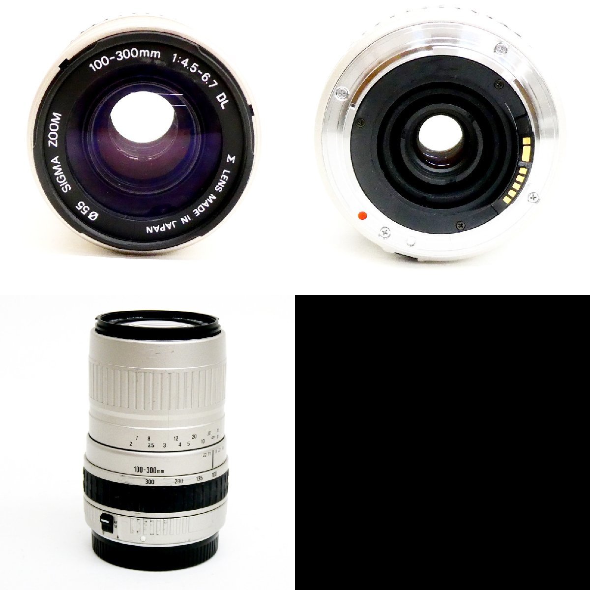 Canon EOS IXE ZOOM LENS EF 24-85mm 1:3.5-4.5　SIGMA ZOOM 100-300mm　キャノン　一眼レフフィルムカメラ　レンズセット〈O1424〉A1_画像9