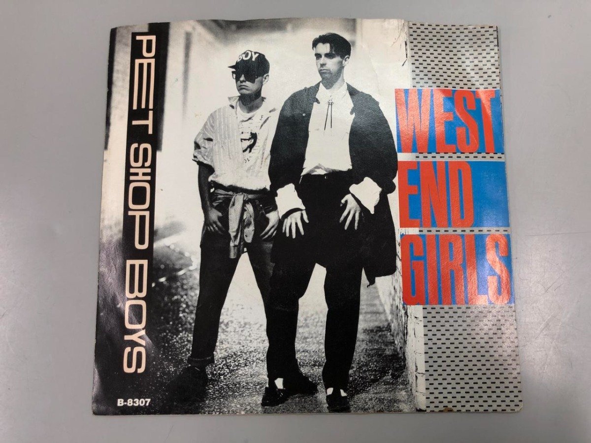 ★　【EPレコード West End Girls Pet Shop Boys ウエスト・エンド・ガールズ ペット・ショップ・…】107-02401_画像1