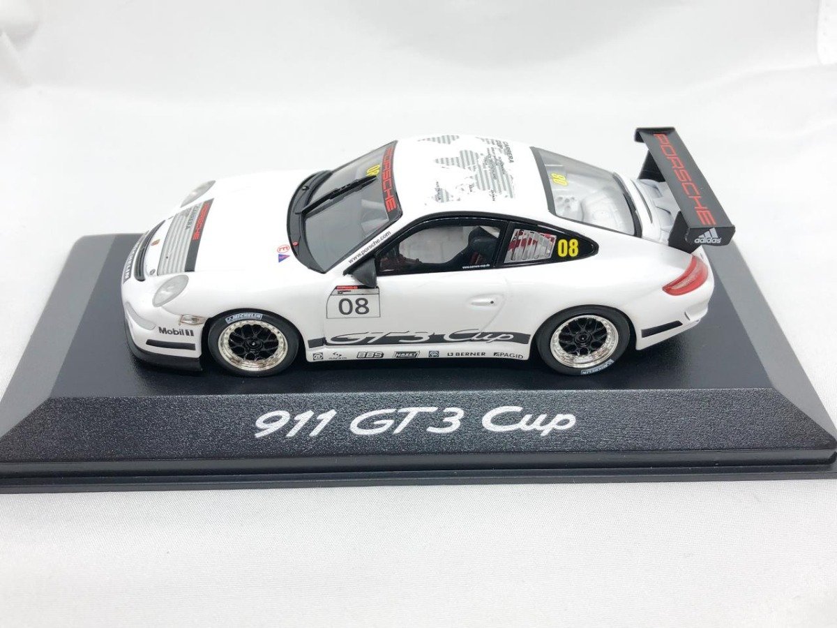 ▼　【ミニチャンプス 1/43 PORSCHE ポルシェ 911 GT3 Cup ディーラー特注】001-02402_画像2