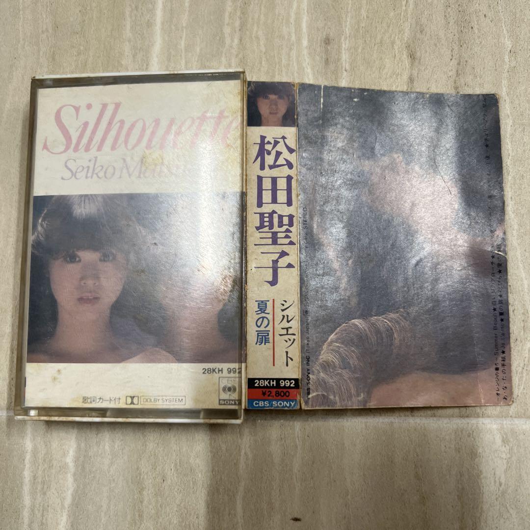 ●松田聖子　silhouette 昭和レトロ　カセットテープ　レア_画像1