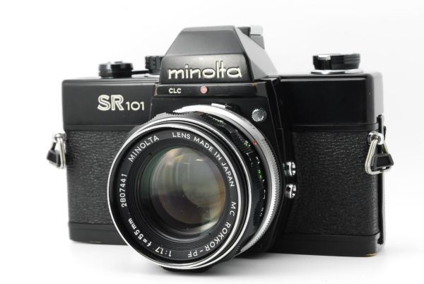 ミノルタ minolta SR-101 / MC ROKKOR-PF 55mm F/1.7 カメラレンズセット -067_画像1