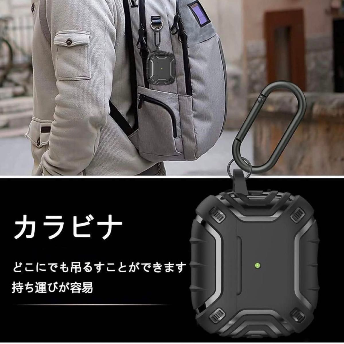 ☆早い者勝ち☆ SKTDWEI AirPods3 TPU素材保護カバー(黒)