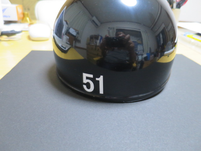 ヘルメットバット用　阪神タイガース　バージョン識別ナンバー　切り抜きステッカー2セット　希望番号のみのオーダー可能_画像4