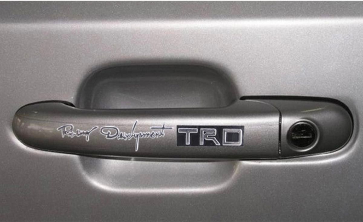 【3種×2個 計6個】TRD 3Dステッカー◆エンブレム 立体ステッカー ドアノブ ダッシュボード トランク フェンダー等に