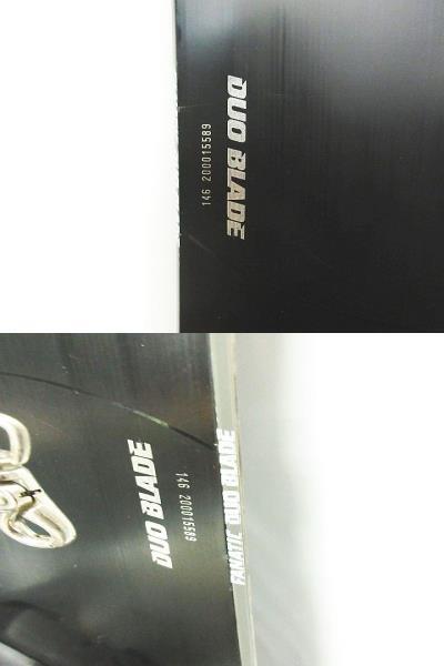 FANATIC ファナティック PHION.SERIES DUO BLADE 146cm スノーボード スノボー ブラック カバー IGNIO ビンディング付き_画像5