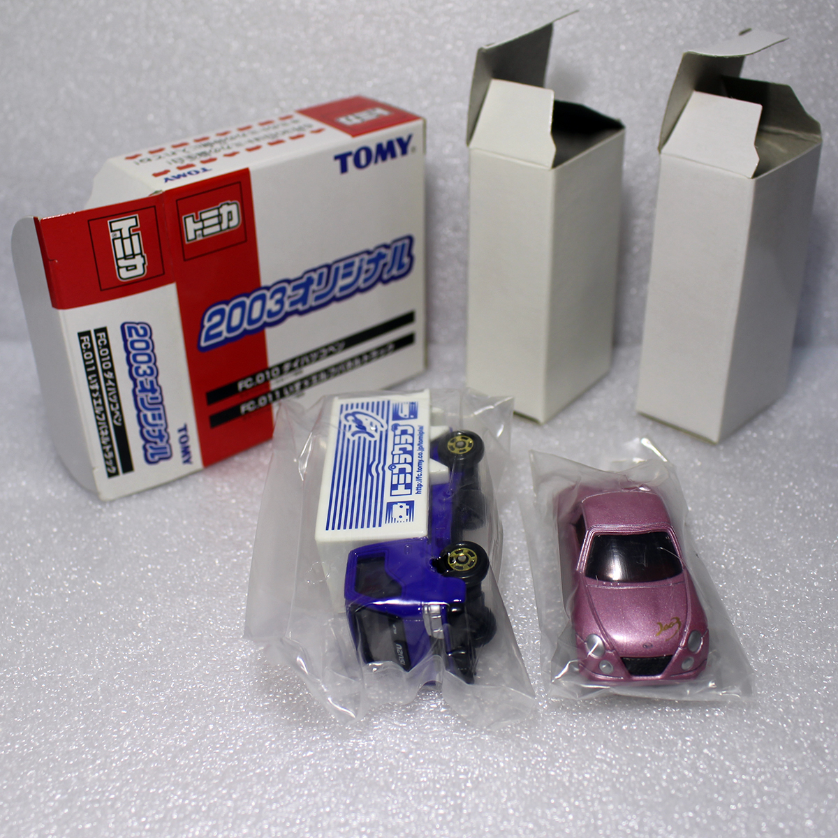 TOMY トミカ ダイハツコペン いすずエルフパネルトラック 2003 オリジナル 非売品 いすゞエルフ L880K Daihatsu Copen タカラトミー_画像7