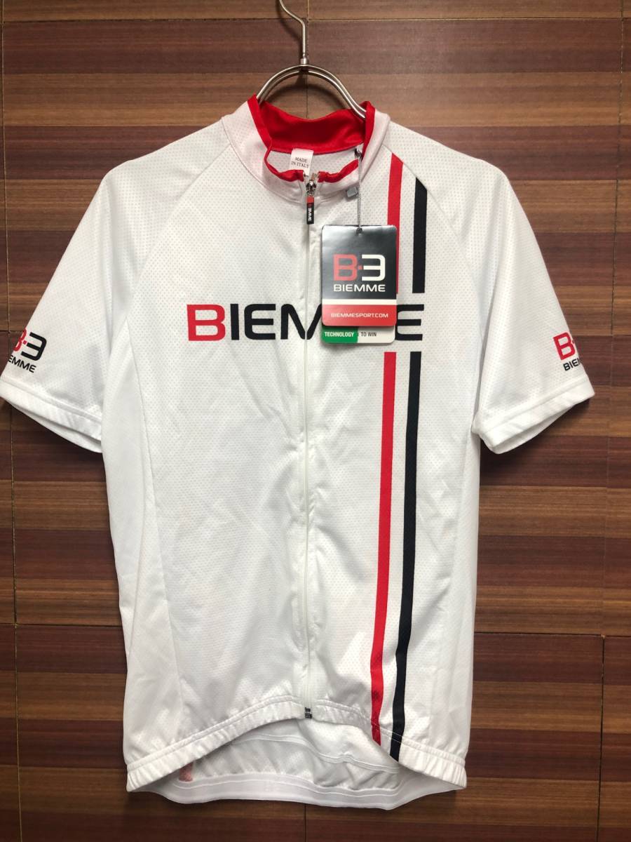 HO977 ビエンメ BIEMME 17SS ITEM TWO JERSEY サイクルジャージ WHITE/RED WHI-RED S_画像1