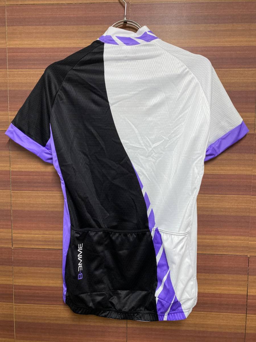 HO996 ビエンメ BIEMME 17SS ITEM TWO JERSEY サイクルジャージLADY Purple パープル L_画像2