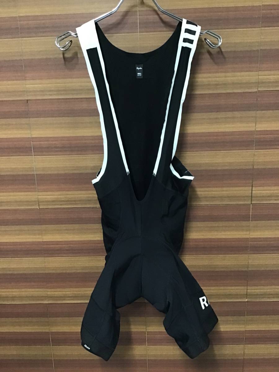 HP522 ラファ RAPHA PRO TEAM THERMAL BIB SHORTS ビブショーツ Sサイズ 裏起毛 黒 ※ほつれ、毛玉あり