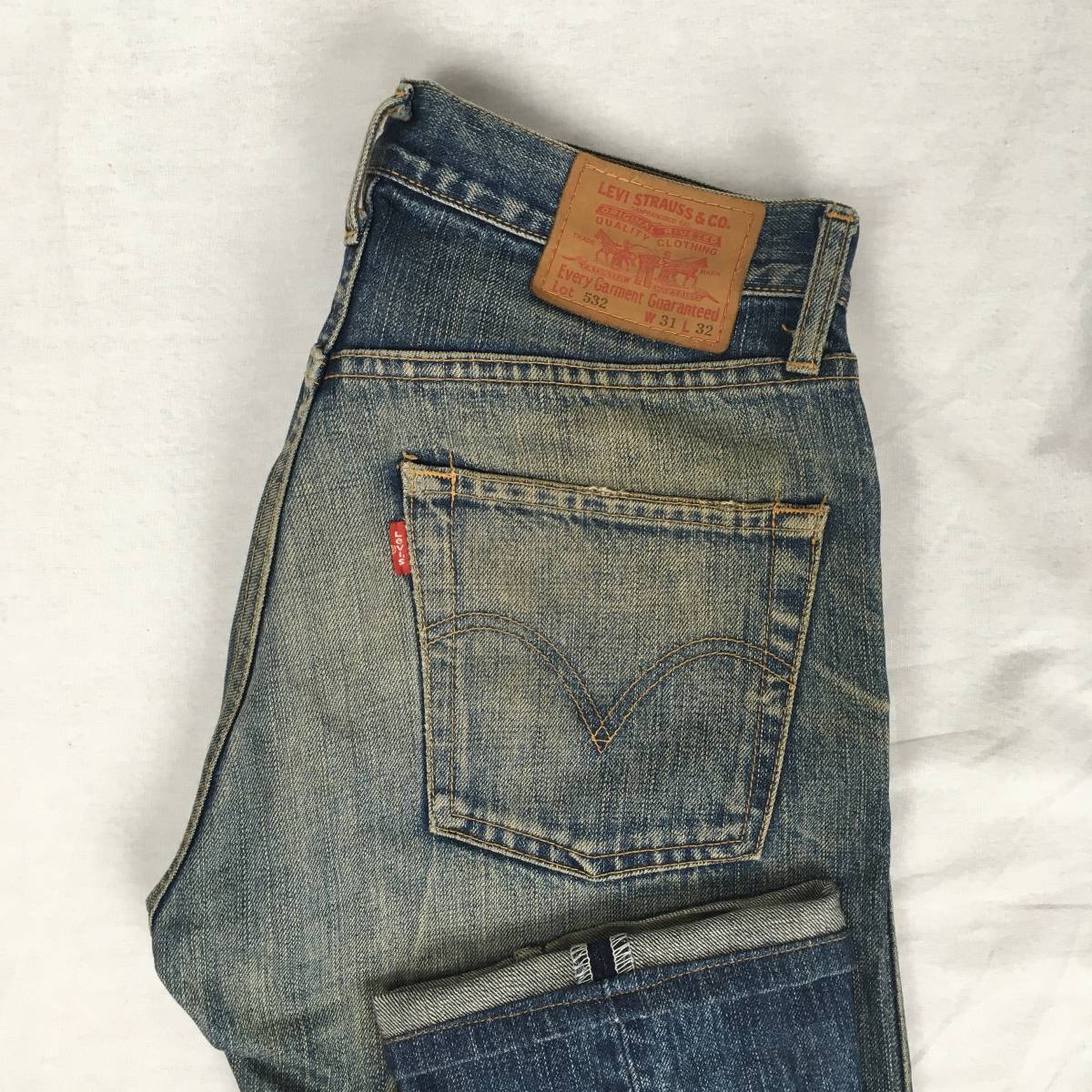 Levi's リーバイス 532 00532-0T02 10年制 デニム パンツ ジーンズ W31 L32 革パッチ