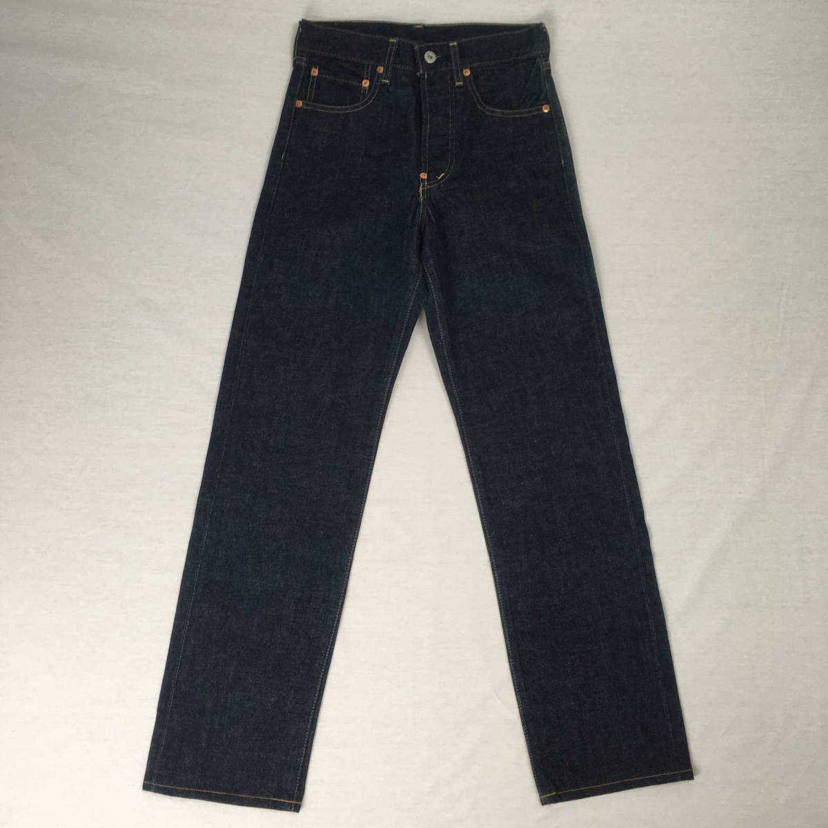 [ beautiful goods /90s]LEVI\'S Levi's 701 701XX BIG\'E\' made in Japan 92 year Denim W27 L34 red ear cell bichi.. rivet sinchi back leather patch 