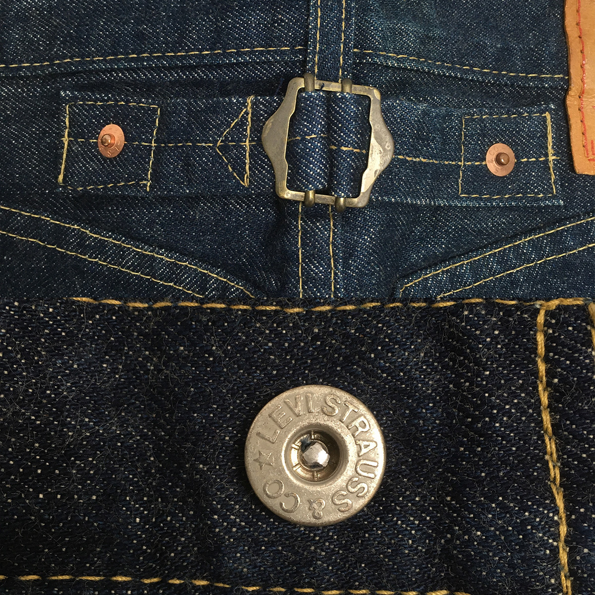 [ beautiful goods /90s]LEVI\'S Levi's 701 701XX BIG\'E\' made in Japan 92 year Denim W27 L34 red ear cell bichi.. rivet sinchi back leather patch 