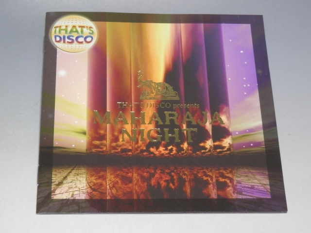 ☆ THAT'S DISCO presents MAHARAJA NIGHT マハラジャ・ナイト 帯付CD AQC1-50167/*盤キズあり_画像5