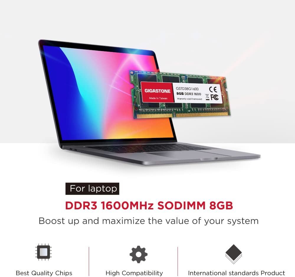 DDR3 1600MHz 8GBx2 листов (16GB) [ память DDR3]Gigastone Note PC для память DDR3 8GB