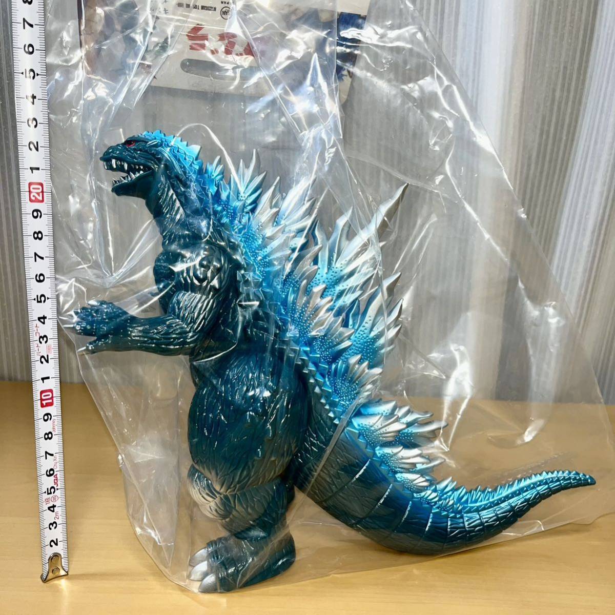 ゴジラ 1999 ミレニアム 2000 ミレゴジ 350 クラシック ブルー マルサン GODZILLA MILLENIUM ソフビ sofvi MARUSANの画像3