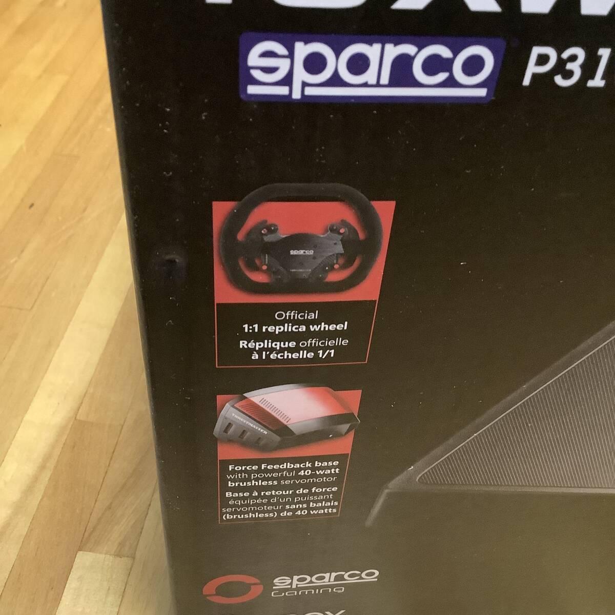 Thrustmaster TS XW Racer SPARCO P310 Competition Mod ステアリングホイール／サーボセットの画像9