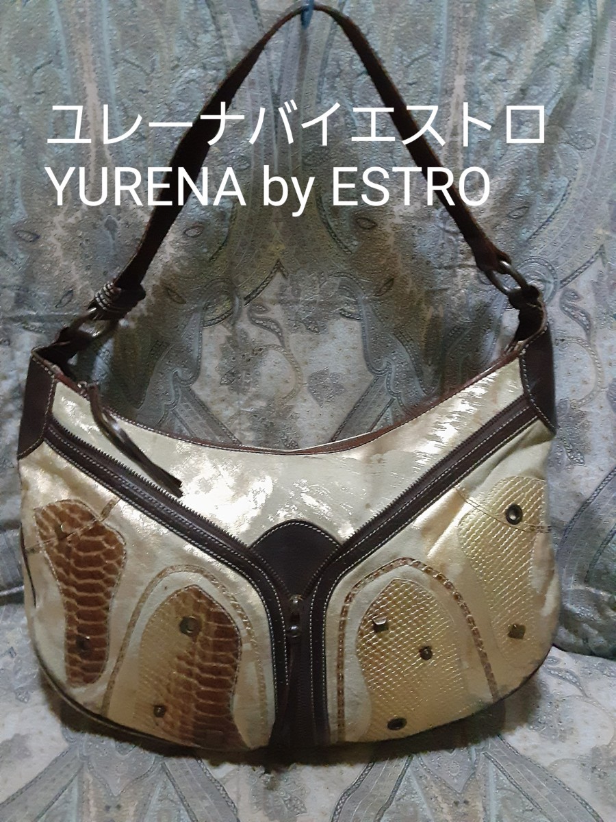 ユレーナバイエストロ YURENA by ESTRO 本革/肩掛けショルダーバッグの画像1