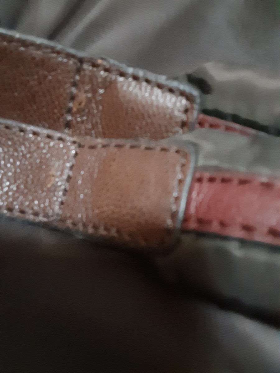  Estee -nESTINE original leather combination / rucksack bag 