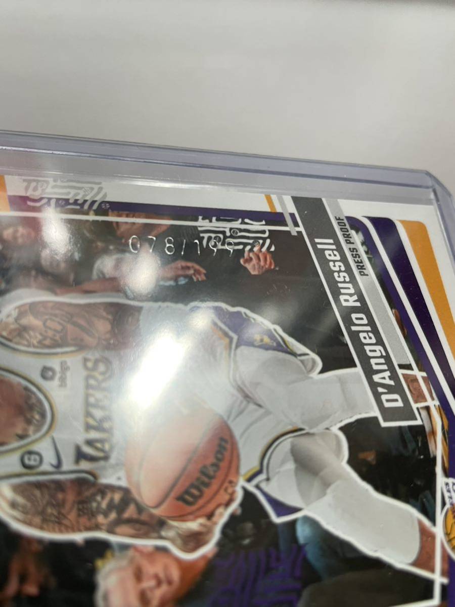 D’Angelo Russell Donruss Press Proof 78/199 NBA カード 2023/24_画像2