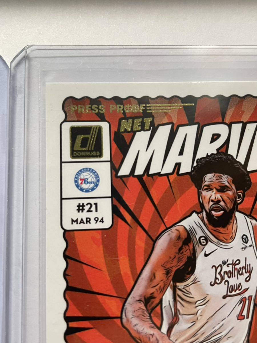 Joel Embiid Donruss Net Marvels Press Proof NBA カード 2023/24_画像4