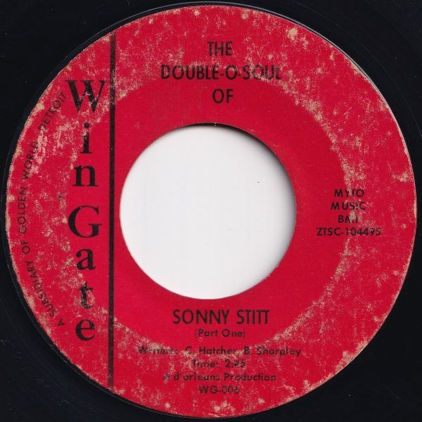 Sonny Stitt The Double-O-Soul Of (Part 1) / (Part 2) Wingate US WG-006 205701 JAZZ ジャズ レコード 7インチ 45_画像1