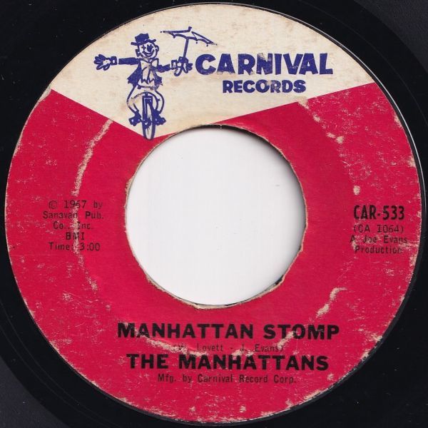 Manhattans I Call It Love / Manhattan Stomp Carnival US CAR 533 205745 SOUL ソウル レコード 7インチ 45の画像2
