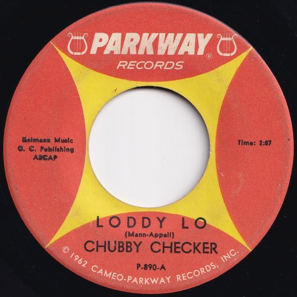 Chubby Checker Loddy Lo / Hooka Tooka Parkway US P-890 205912 R&B R&R レコード 7インチ 45_画像1