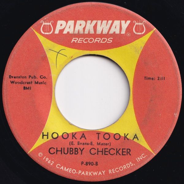Chubby Checker Loddy Lo / Hooka Tooka Parkway US P-890 205912 R&B R&R レコード 7インチ 45_画像2