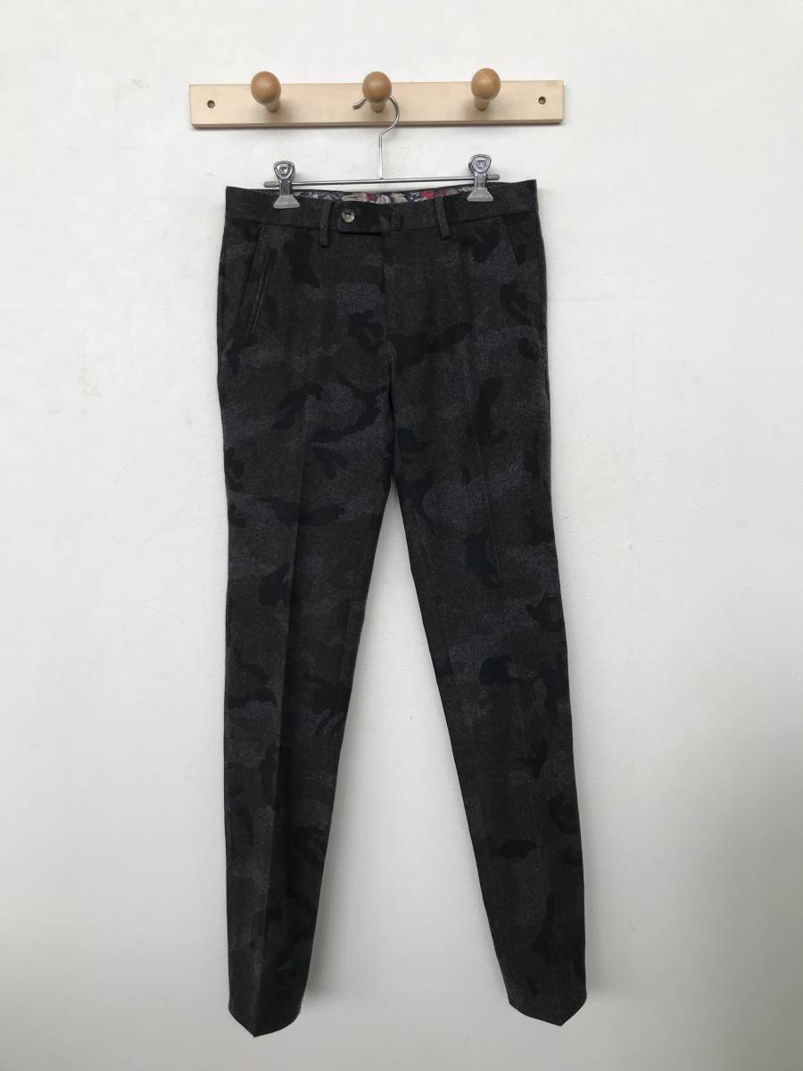 MONSIEUR NICOLE ムッシュ ニコル メンズ 迷彩(カモフラ)柄 パンツ 美品(ほぼ未着用) size 44_画像1