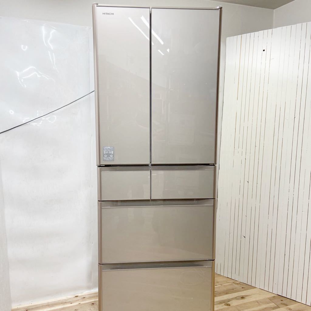 2 Sapporo departure Hitachi HITACHI non freon freezing refrigerator R-XG4800H(XN) type 2017 year made 475L 6 door operation verification settled automatic icemaker with function 