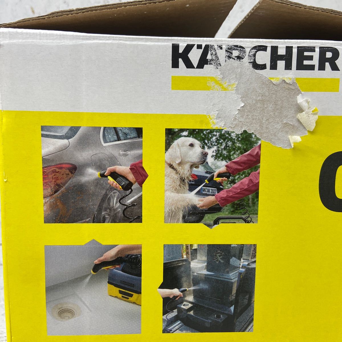 7 動作確認OK KARCHER OC3 マルチクリーナー 充電式 高圧洗浄 ケルヒャー 携帯式 箱付き _画像8