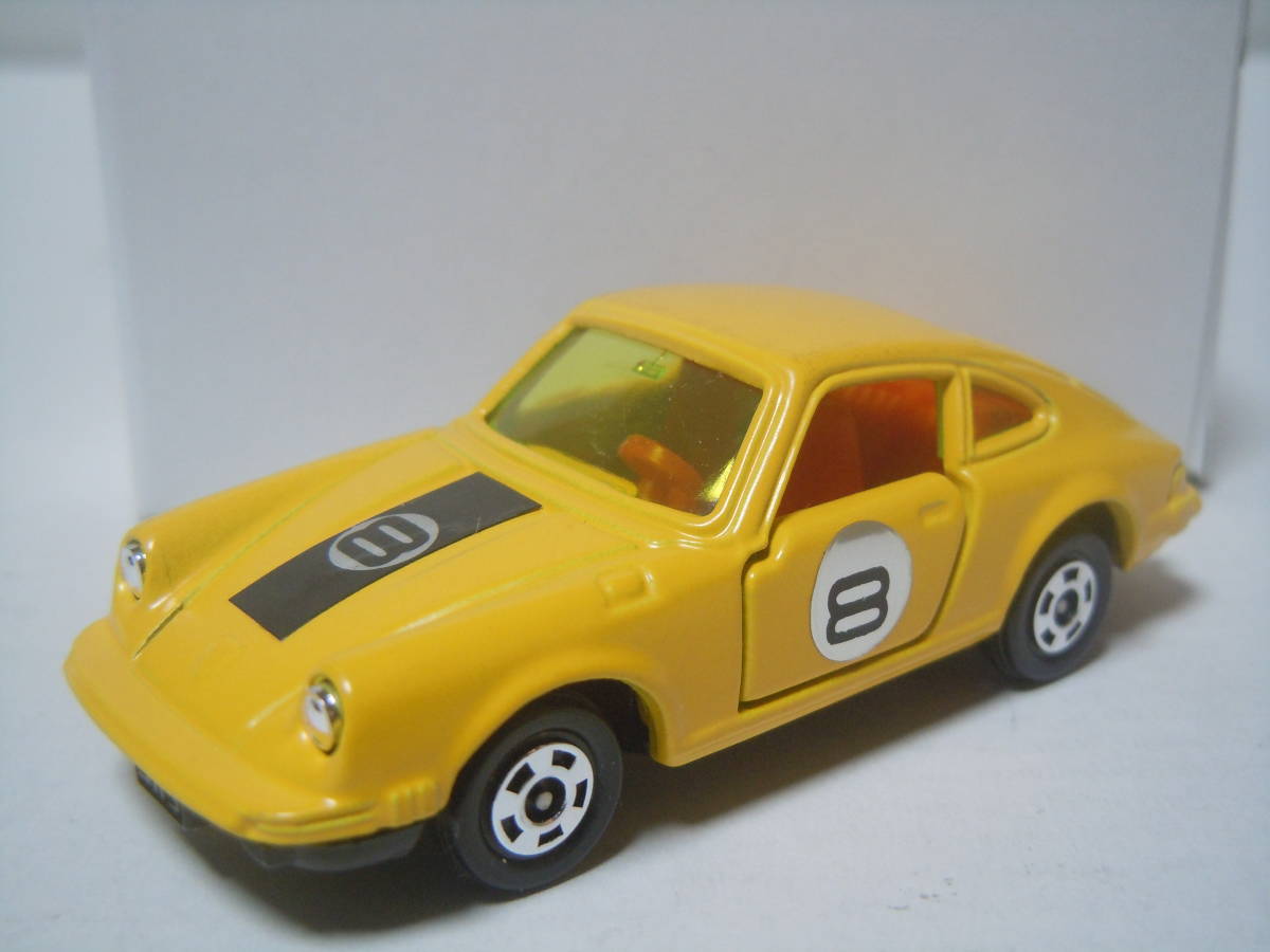 ☆トミカ 外国車シリーズセット(G-8)単品 F17-1-3 ポルシェ911S(イエロー/赤シート/N0.8):PORSCHE911S(YELLOW/No.8)超入手困難品！