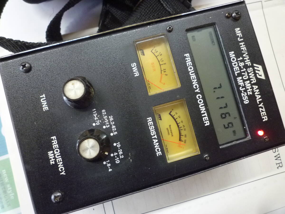 Yahoo!オークション - MFJ MFJ-259 アンテナアナライザー(1.8MHz Yahoo!オークション - MFJ MFJ-259 アンテナアナライザー(1.8MHz