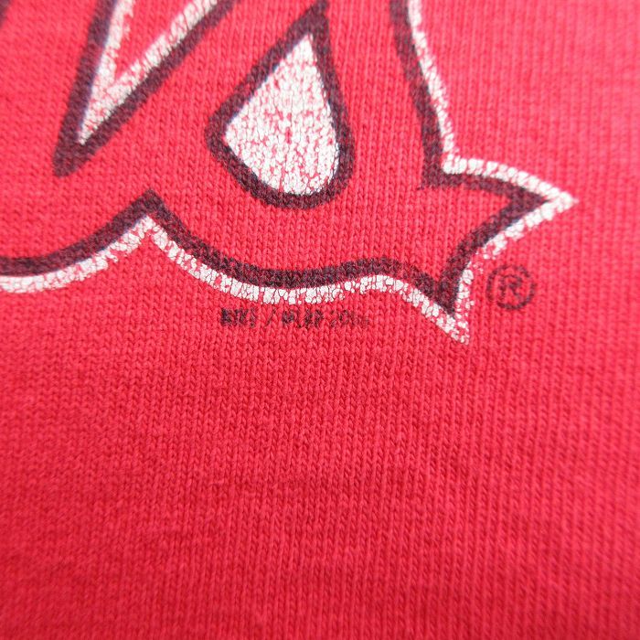 XL/古着 ナイキ NIKE 半袖 ビンテージ Tシャツ メンズ 00s カージナルス ラグラン ツートンカラー 大きいサイズ コットン クルーネック 赤_画像3