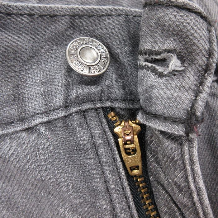 W36/古着 リーバイス Levis 508 ジーンズ メンズ コットン グレー デニム 24feb10 中古 ボトムス ジーパン Gパン ロング パンツ_画像5