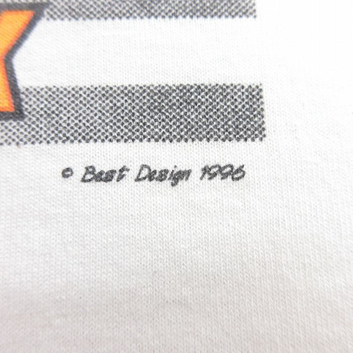 XL/古着 フルーツオブザルーム 半袖 ビンテージ Tシャツ メンズ 90s USSSA 大きいサイズ クルーネック 白 ホワイト 24feb13 中古_画像5