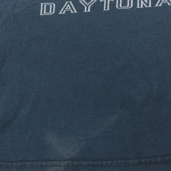 XL/古着 半袖 ビンテージ Tシャツ メンズ 00s バイクウィーク デイトナビーチ 大きいサイズ コットン クルーネック 紺 ネイビー spe 24feb1_画像8