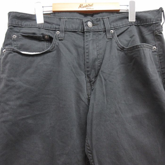 W36/古着 リーバイス Levis 502 パンツ メンズ グレー系 24feb20 中古 ボトムス ロング_画像2