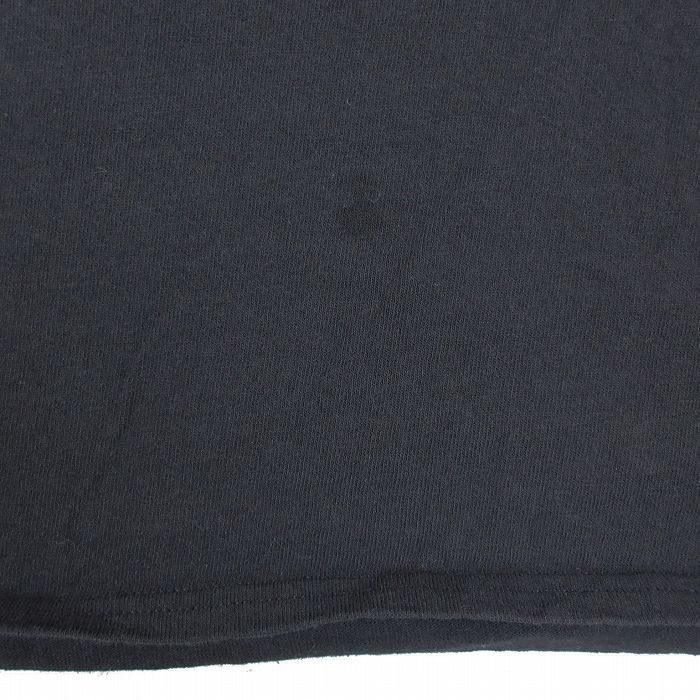 XL/古着 半袖 Tシャツ メンズ バッファロー 大きいサイズ コットン クルーネック 黒 ブラック 24feb26 中古_画像6