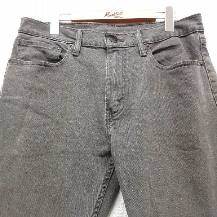 W33/古着 リーバイス Levis 512 ジーンズ メンズ 濃グレー系 デニム 24feb26 中古 ボトムス ジーパン Gパン ロング パンツ_画像2