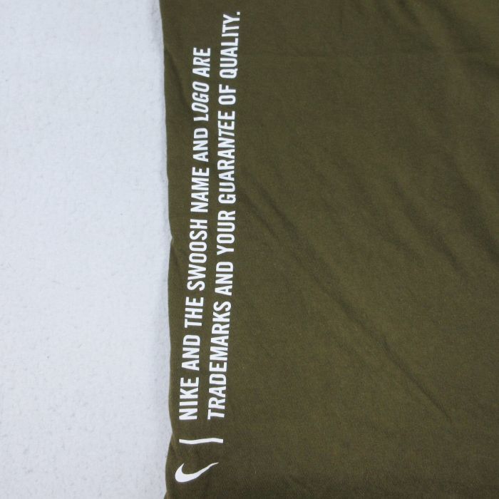 XL/古着 ナイキ NIKE 半袖 ブランド Tシャツ メンズ ビッグロゴ 大きいサイズ コットン クルーネック 緑 グリーン 24feb28 中古_画像5