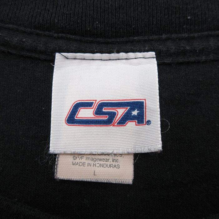 XL/古着 半袖 ビンテージ Tシャツ メンズ 00s MLB ヒューストンアストロズ ワールドシリーズ コットン クルーネック 黒 ブラック メジャー_画像4