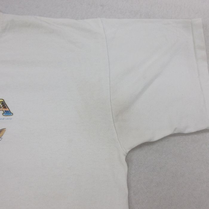 XL/古着 All Spore 半袖 ビンテージ Tシャツ メンズ 00s フロリダ イルカ 大きいサイズ コットン クルーネック 白 ホワイト 24feb28 中古_画像8