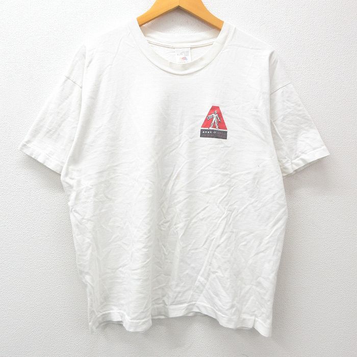 XL/古着 フルーツオブザルーム 半袖 ビンテージ Tシャツ メンズ 90s WE CONSTRUCT ウィスラー 大きいサイズ コットン クルーネック 白 ホワ_画像2