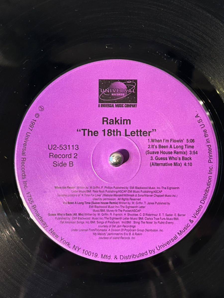 RAKIM / THE 18TH LETTER (2LP) ラキム_画像6