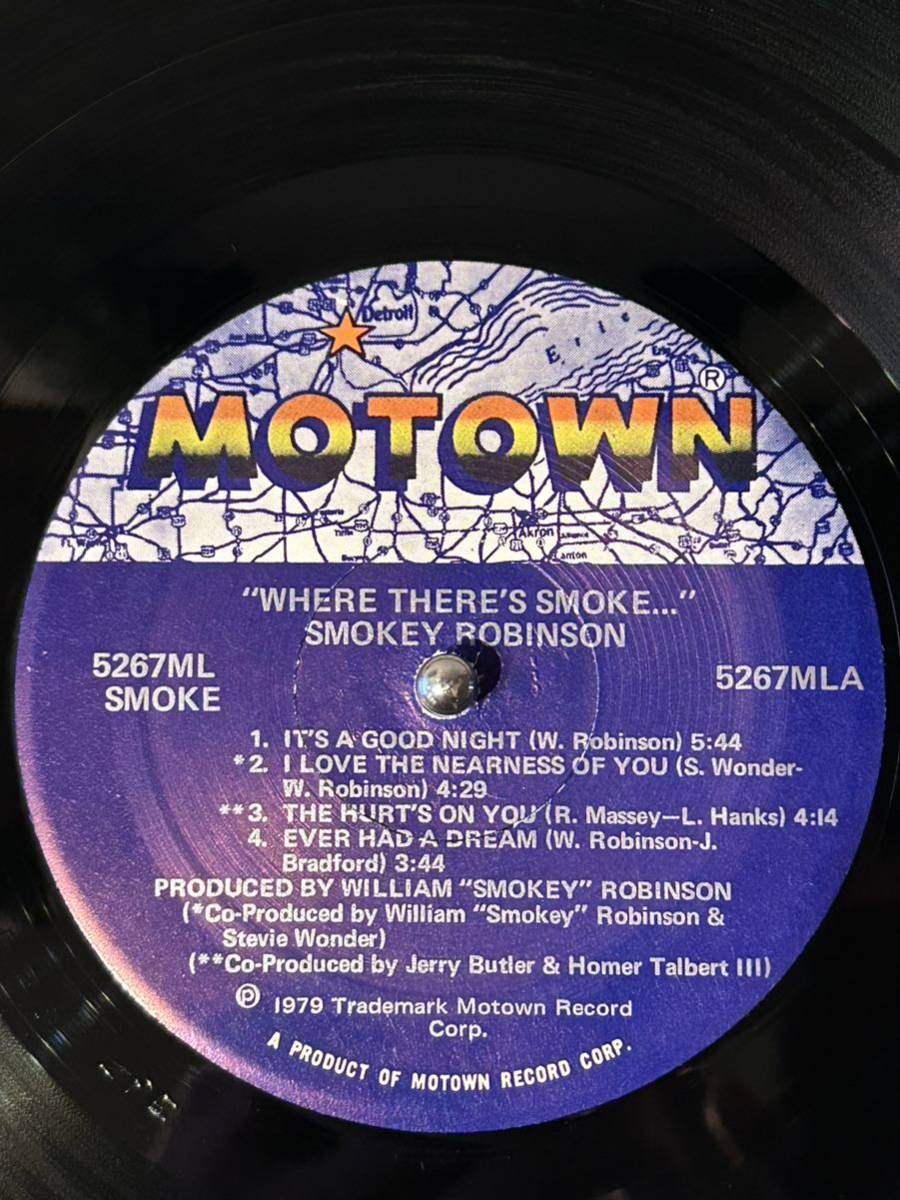 SMOKEY ROBINSON / WHERE THERE'S SMOKE.. (LP) GET READY, CRUISIN' スモーキー・ロビンソンの画像4