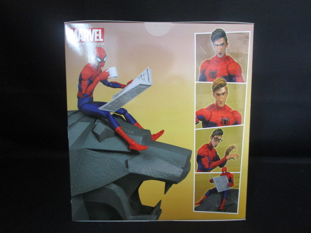 千値練 スパイダーマン：スパイダーバース SVアクション ピーター・B・パーカー DX版 完成品 フィギュア 再販 新品_画像4