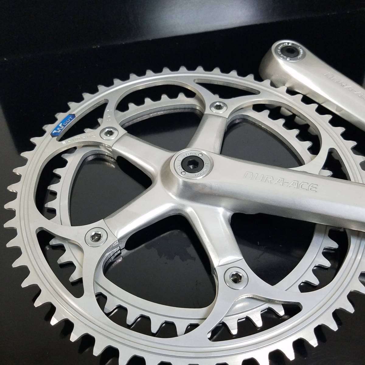 New Old Stock (NOS) SHIMANO DURA-ACE AX 52/42 165㎜「 シマノ デュラエース AX エアロ クランク 165㎜ 」未使用品 _画像5